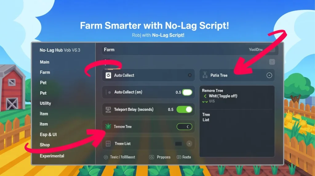 Best Script for Grow A garden - No Lag hub