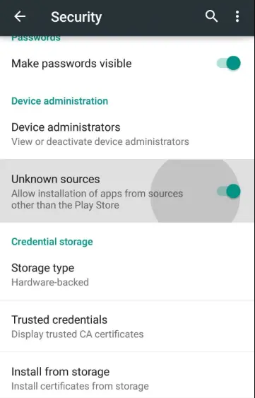 Android setting for executor roblox